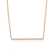 Load image into Gallery viewer, Diamond Bar Necklace
