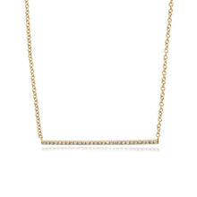 Load image into Gallery viewer, Diamond Bar Necklace