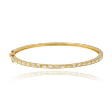 Load image into Gallery viewer, Thin Baguette Bangle