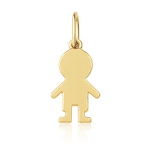 Load image into Gallery viewer, Gold Boy Charm