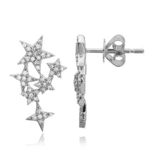 Load image into Gallery viewer, Diamond Multi Star Earring