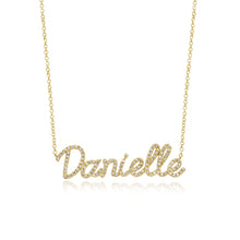 Load image into Gallery viewer, Diamond Name Necklace