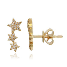 Load image into Gallery viewer, Three Star Studs