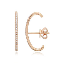 Load image into Gallery viewer, Thin Diamond Ultra Huggie