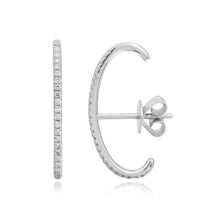 Load image into Gallery viewer, Thin Diamond Ultra Huggie