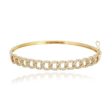 Load image into Gallery viewer, Pave Cuban Bangle