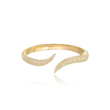 Load image into Gallery viewer, Curved Pave Claw Ring