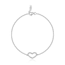Load image into Gallery viewer, Cutout Pave Heart Bracelet