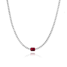 Load image into Gallery viewer, Emerald Tennis Necklace
