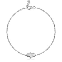 Load image into Gallery viewer, Gold Hamsa with center diamond