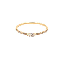 Load image into Gallery viewer, Petite Solitaire Diamond Ring