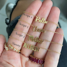 Load image into Gallery viewer, Cutout Name Chain Necklace