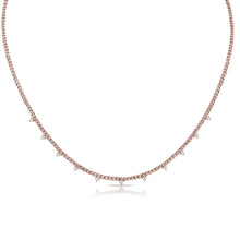 Load image into Gallery viewer, Dangling Diamond Cuban Necklace