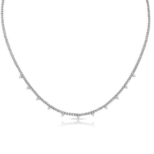 Load image into Gallery viewer, Dangling Diamond Cuban Necklace