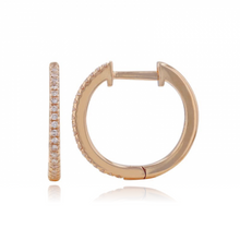 Load image into Gallery viewer, Large Pave Huggies