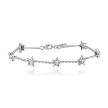 Load image into Gallery viewer, Multi Star Tennis Bracelet