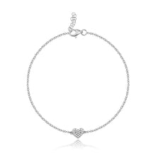 Load image into Gallery viewer, Pave Heart Bracelet