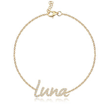 Load image into Gallery viewer, Pave Name Bracelet