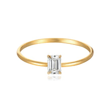 Load image into Gallery viewer, Petite Solitaire Diamond Ring