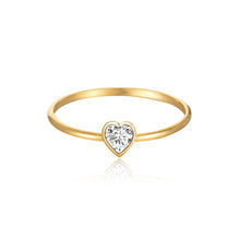 Load image into Gallery viewer, Petite Solitaire Diamond Ring