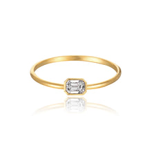 Load image into Gallery viewer, Petite Solitaire Diamond Ring