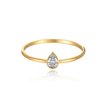 Load image into Gallery viewer, Petite Solitaire Diamond Ring