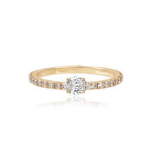 Load image into Gallery viewer, Solitaire Diamond Eternity Ring
