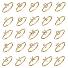 Load image into Gallery viewer, Diamond Initial Ring
