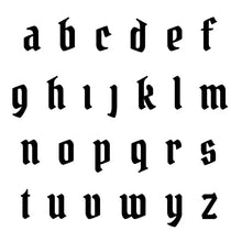 Load image into Gallery viewer, Large Pave Gothic Initial Charm