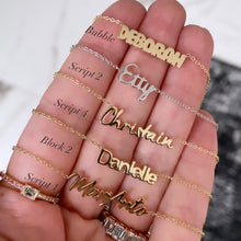 Load image into Gallery viewer, Cutout Name Chain Necklace