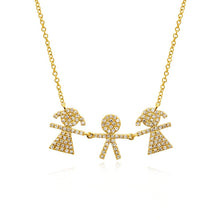 Load image into Gallery viewer, Pave Boys and Girls Necklace
