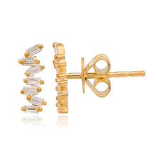 Load image into Gallery viewer, Disorganized Baguette Stud