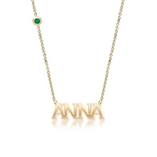 Load image into Gallery viewer, Multiple Cutout Gold Names Necklace