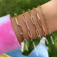Load image into Gallery viewer, Medium Paperclip Bracelet