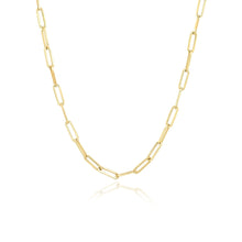 Load image into Gallery viewer, Medium Paperclip Chain, delicate everyday essential for fine minimalist jewelry lovers