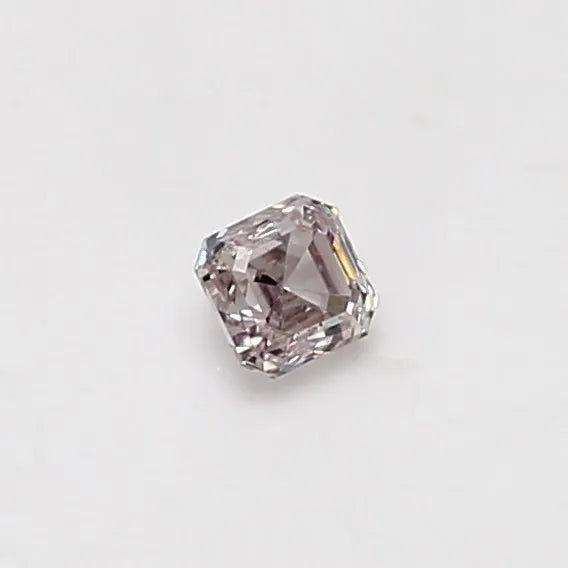 0.20ct Asscher Natural Diamond (Colour Fancy Light, Clarity VS1, GIA Certified)