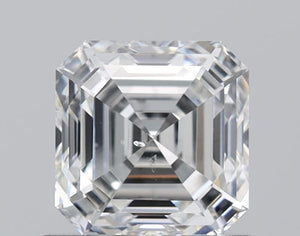 1.00 Carat F-SI1 Asscher Cut Diamond