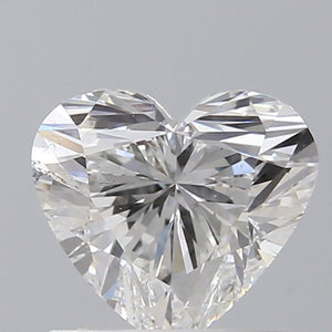 0.83 Carat F-SI1 Heart Cut Diamond