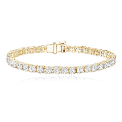 Lab Diamond Tennis Bracelet 10ct, sparkling brilliance crafted for luxury gold jewelry collections.