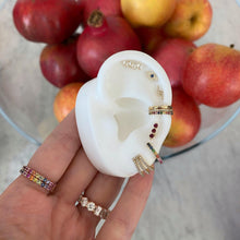 Load image into Gallery viewer, Three Pave Wrap Earrings
