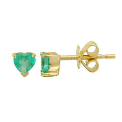 Gemstone Heart Stud