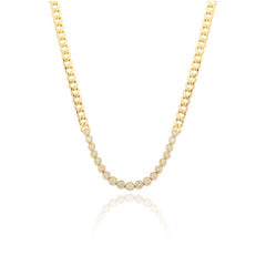Tennis Segment Cuban Chain
