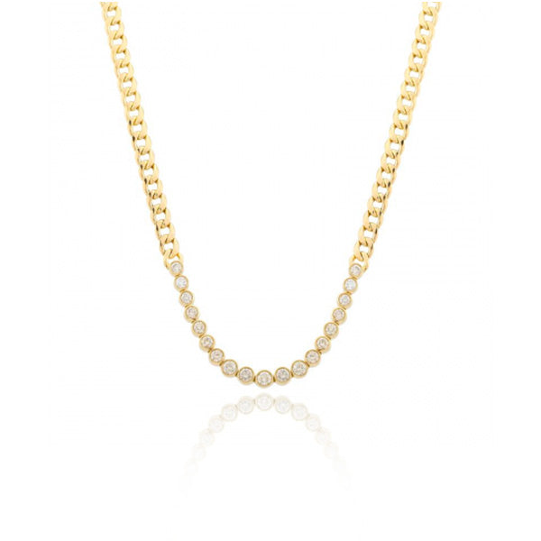 Tennis Segment Cuban Chain