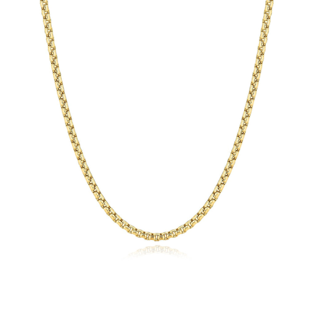 Mens Box Chain – Alev Jewelry