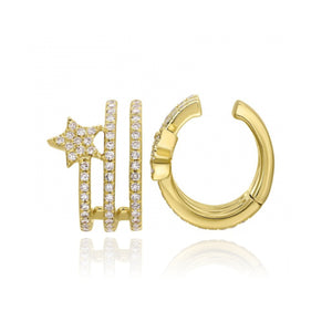 Star Diamond Ear Cuff