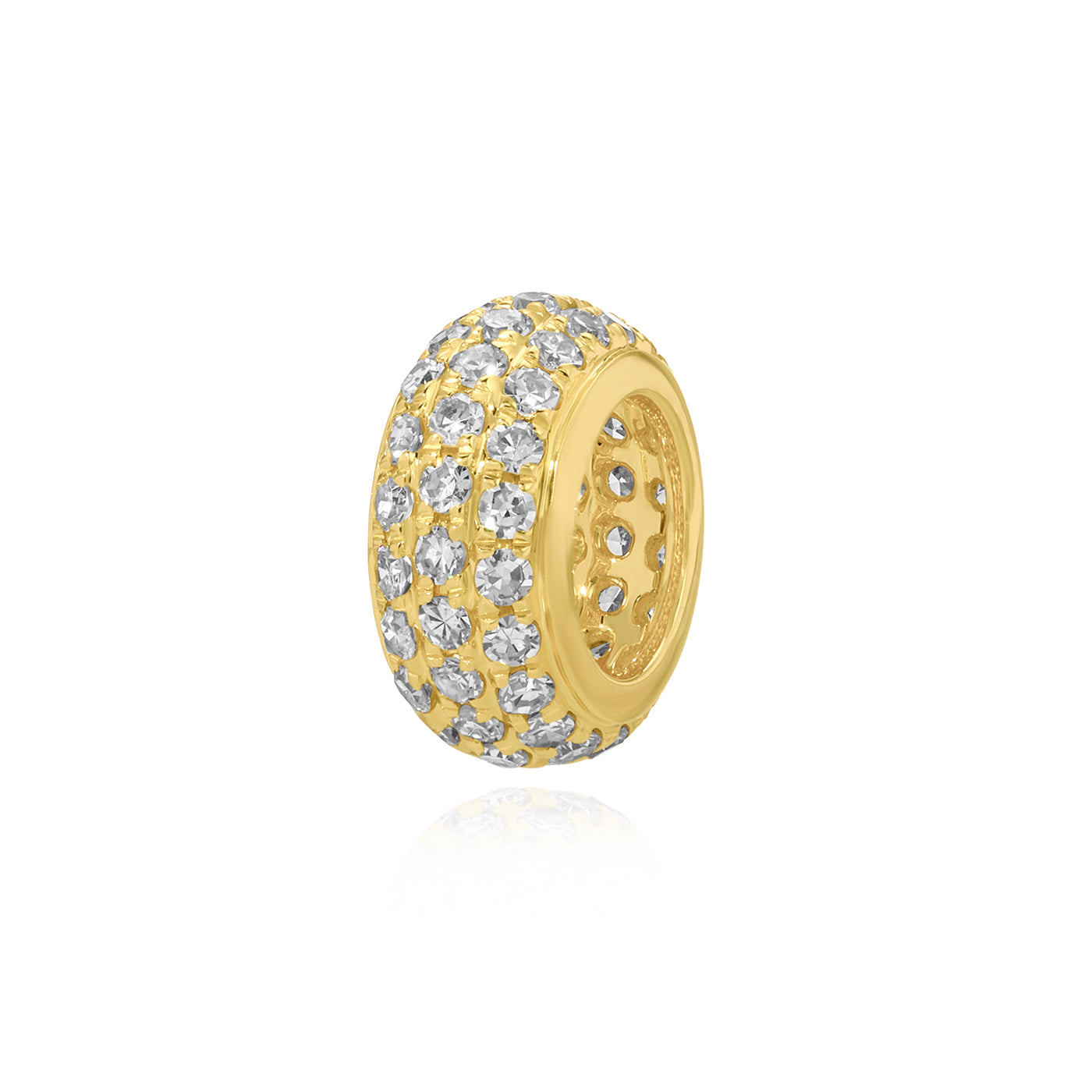 Small Pave Diamonds Loop Charm