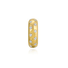 Thin Scattered Diamonds Loop Charm