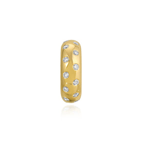 Thin Scattered Diamonds Loop Charm