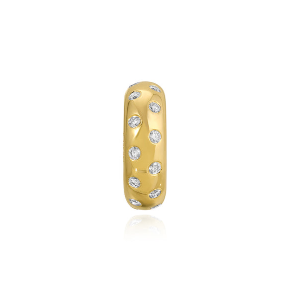 Thin Scattered Diamonds Loop Charm