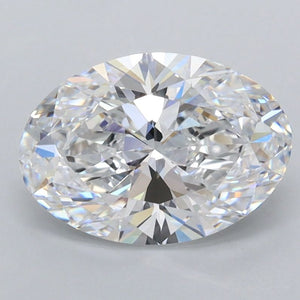 1.84 Carat D FL Oval Lab Diamond
